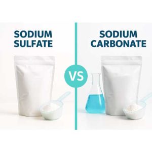 تفاوت بین سولفات سدیم و سدیم کربنات در صنایع شوینده
